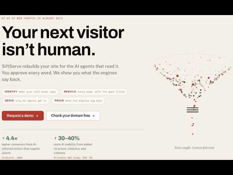 SiftServe demo video