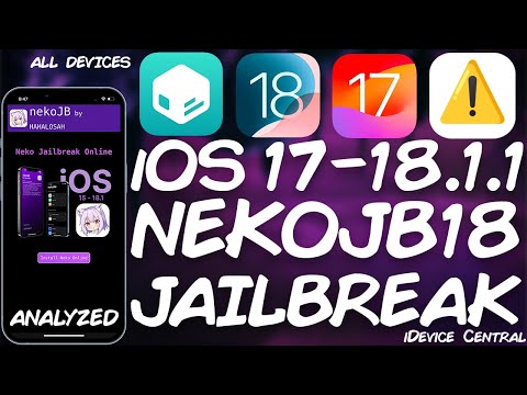 iOS 17 - 18.1.1 NekoJB JAILBREAK (ALL Devices) Fully ANALYZED! This Is Concerning!