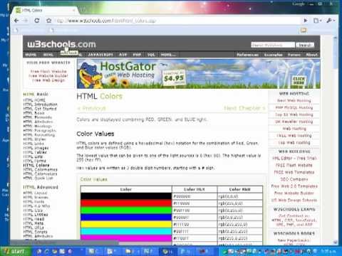 PART 04 Intro to CSS Styling the body of the document and looking at W3Schools