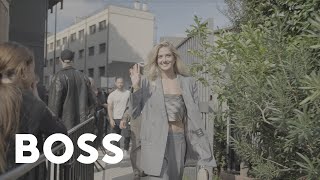 BOSS Guests Arrive at the Spring/Summer 26 Fashion Show 