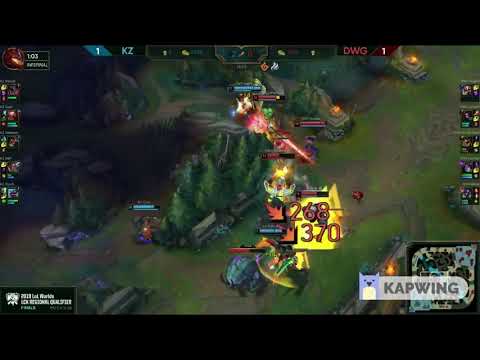 LCK 2019 Regional Finals KZ vs DWG Highlights Game 3