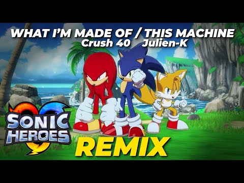 Sonic Heroes: Crush 40 - What I'm Made Of (80s Synthwave Drum & Bass Remix)