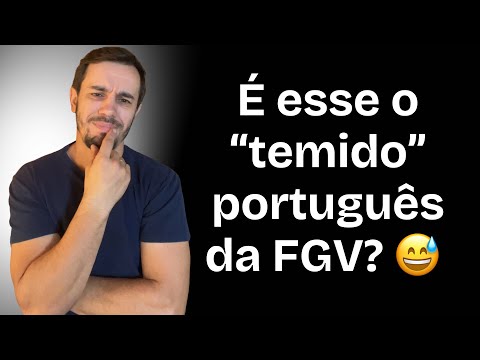 How does FGV test Portuguese for the IBGE exam? Analysis of the last exam.