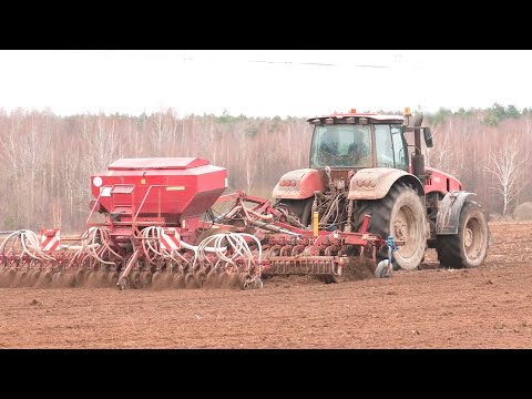 Хозяйства Гомельщины начинают сев кукурузы и льна видео
