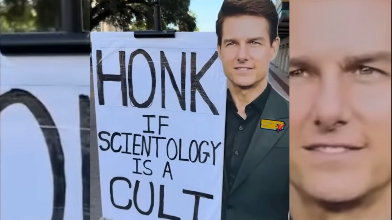 Tom Cruise has left Scientology! Friday night protest!