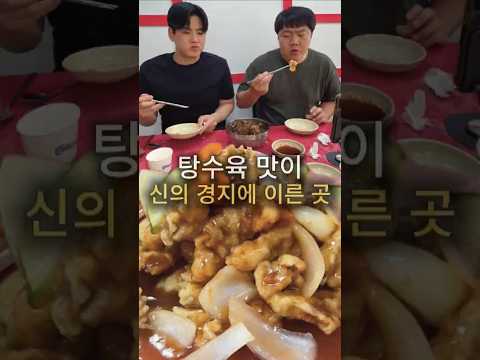 탕수육 안 시키면 여기 간거 아닙니다