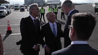 Llegada al Aeropuerto Internacional “Juan Santamaría” de San José de Costa Rica de Su Majestad el Rey
