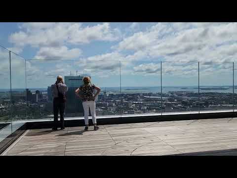 View of Boston from the Prudential Tower in Back Bay