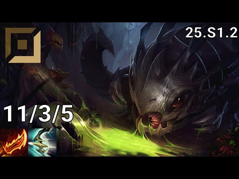Kog'Maw ADC vs Draven - EUW Master | Patch 25.S1.2