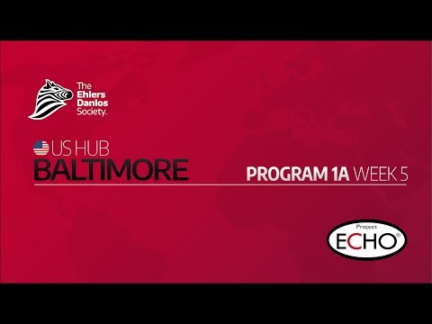 EDS ECHO Clinicians North America (CLN1A), Session 5