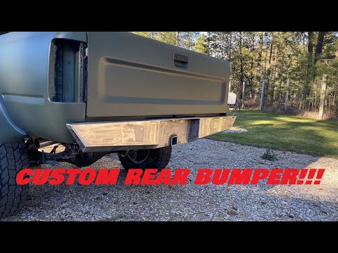 Building A Custom Rear Bumper And Hitch For My Toyota Pickup!