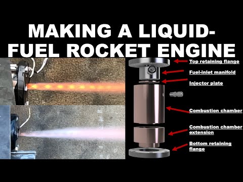 How I made a liquid fueled rocket engine! - Designing & testing a small ethanol/oxygen rocket engine