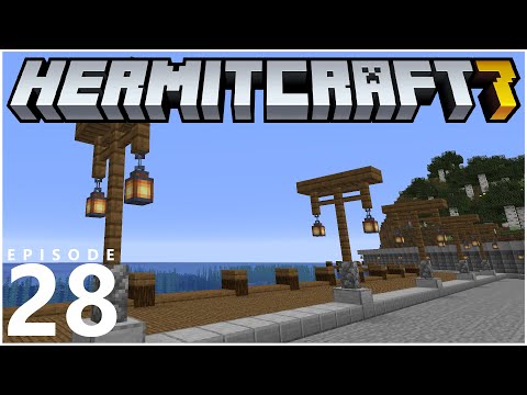 HermitCraft 7 E28 - BUILDING A BOARDWALK