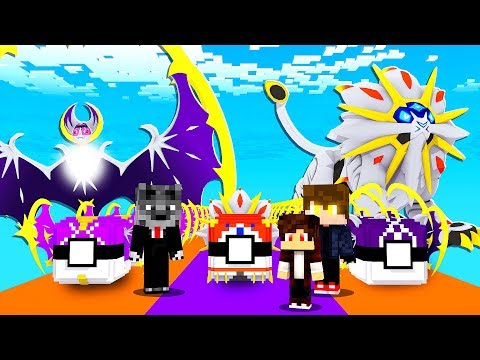 LUCKY PIXELMON LUNALA VS LUCKY PIXELMON SOLGALEO - MINECRAFT PIXELMON MOD