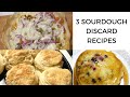 3 SOURDOUGH DISCARD recipes PART 2 in Sourdough Series