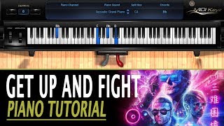 Get Up and Fight PIANO TUTORIAL - Muse (How To Play)