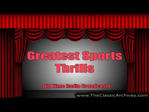 Greatest Sports Thrills 1956    27 Joe Adcock, Old Time Radio