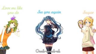 「Nightcore」→ See You Again/ Sugar/ Love Me Like You Do (Acoustic Mashup) ( Switching Vocal )