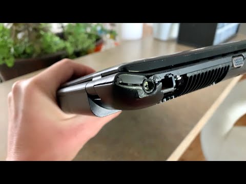 Part of a video titled How to fix broken laptop charging port. - YouTube