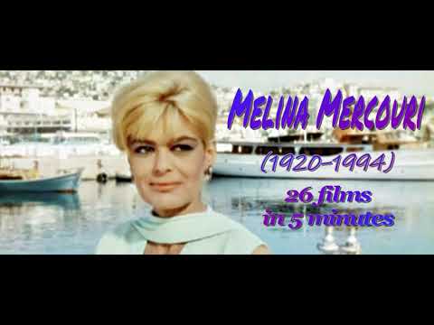 Melina Mercouri, 26 films in 5 minutes