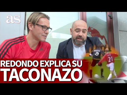 REDONDO explained his backheel at OLD TRAFFORD in that MANCHESTER 2-3 REAL MADRID win in 2000 | D...