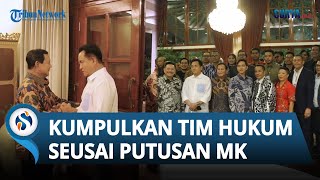 Prabowo-Gibran Kumpulkan Tim Hukumnya seusai Putusan MK, Ucapkan Terima Kasih