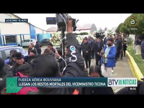 Llegan de Santa Cruz a La Paz los restos mortales del viceministro de Transportes, Israel Ticona