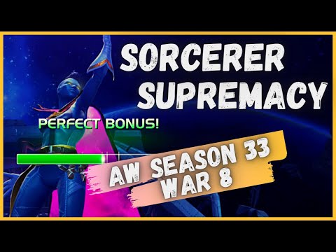 AW Season 33, War 8 SSx-1 vs. HC-MA - Sorcerer and Moleman - Marvel Contest of Champions