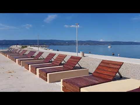Omiš,ušće Cetine,plaža,lukobran 20.06.2020.