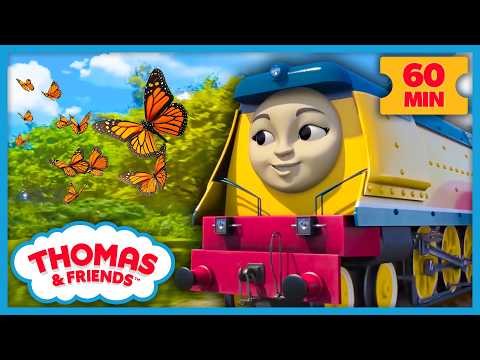 Thomas Introduces His New Friend Rebecca from England! | Thomas & Friends | 60+ Minutes! - Kids TV Series, Kingdom Kids Zone - Thomas & Friends