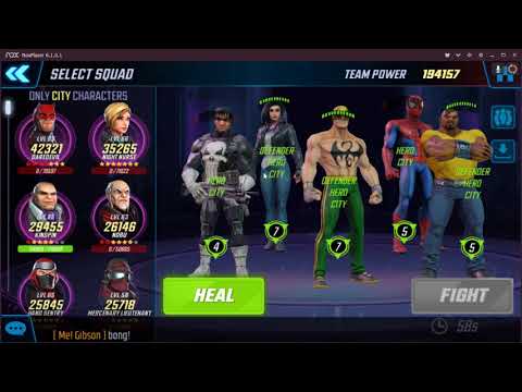 Alpha 4 Raid - K6 City node - Marvel Strike Force