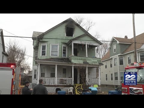 West Springfield firefighters recused two people trapped inside a house fire