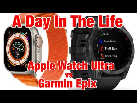 Apple Watch Ultra: A Day In The Life Review vs Garmin Epix - CrossFit/Recovery/Wellness/General Use