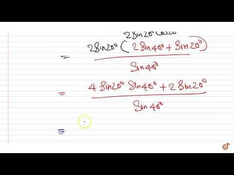 Prove that `sin 20(4+sec20)=sqrt(3)`