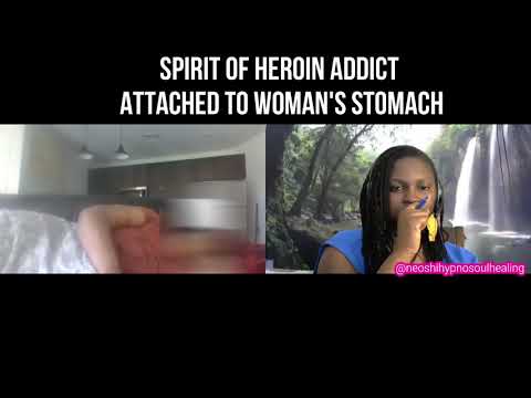 040 Neoshi Hypno - Spirit of heroin addict attached to woman's stomach | Past Life Regression