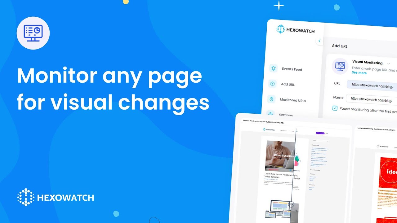 What is Visual Monitoring? Hexowatch platform overview