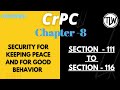 Security For Keeping Peace And Good Behavior Section 111 To 116 Of Crpc Chapter 8 TheLegalWorld