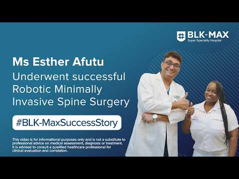  Ms Esther Afutu Underwent Successful Robotic Spine Surgery | Patient Success Story