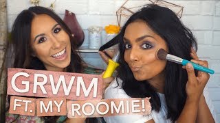 GET READY WITH US ft. My Roommate!!! - Prom, Dating, & Texas vs LA Life! | DEEPICA MUTYALA