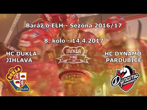 8. baráž (14.4.2017) HC Dukla Jihlava - HC Dynamo Pardubice