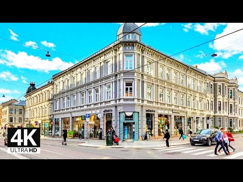 Exploring Oslo's Luxurious Neighborhoods: Frogner, Bygdøy, and Aker Brygge l 4K