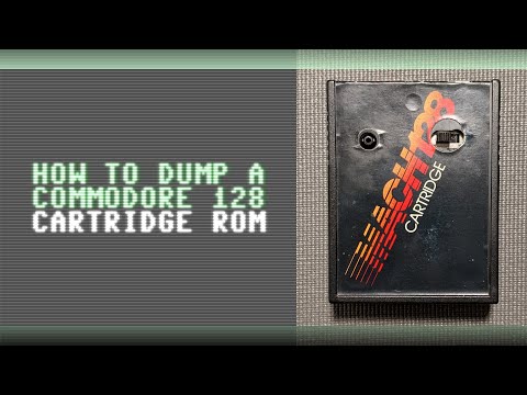 Dumping a Commodore 128 Cartridge ROM