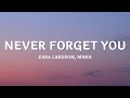 Zara Larsson, MNEK - Never Forget You (Lyrics)🎵