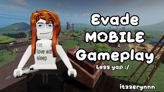 Evade MOBILE Gameplay! - E Dash #evade #roblox #edash 