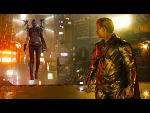 Guardians Of The Galaxy Vs Adam Warlock - Fight Scene | GUARDIANS OF THE GALAXY 3(2023)Movie CLIP 4K