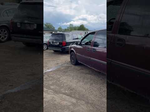 Another car junked, Chevy Uplander at Auto Parts City #chevy #chevyuplander #hondapilot #junkcars