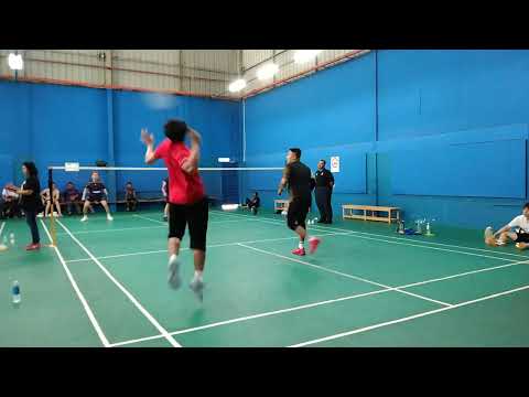 Badminton QF Men's Double Novice Tour - Shaberi Shappie / Hafizuddin Vs Alvin Chan / Wong Wen Kuan