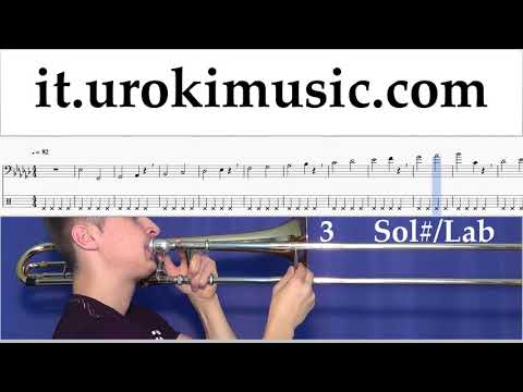 Corso di Trombone Demi Lovato - Tell Me You Love Me Tablature Tab Parte#1 Esercita um-i276