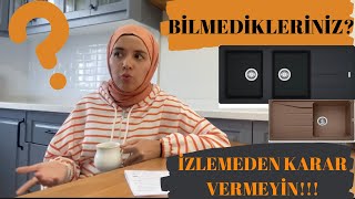 GRANİT EVYEDEN MEMNUN MUYUM ?? İzlemeden evye almayın! | En çok merak ettiklerin