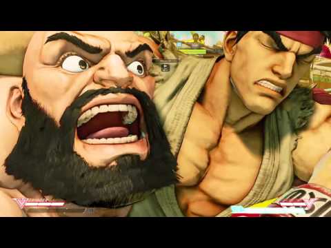 SFV BETA ZANGIEF vs RYU